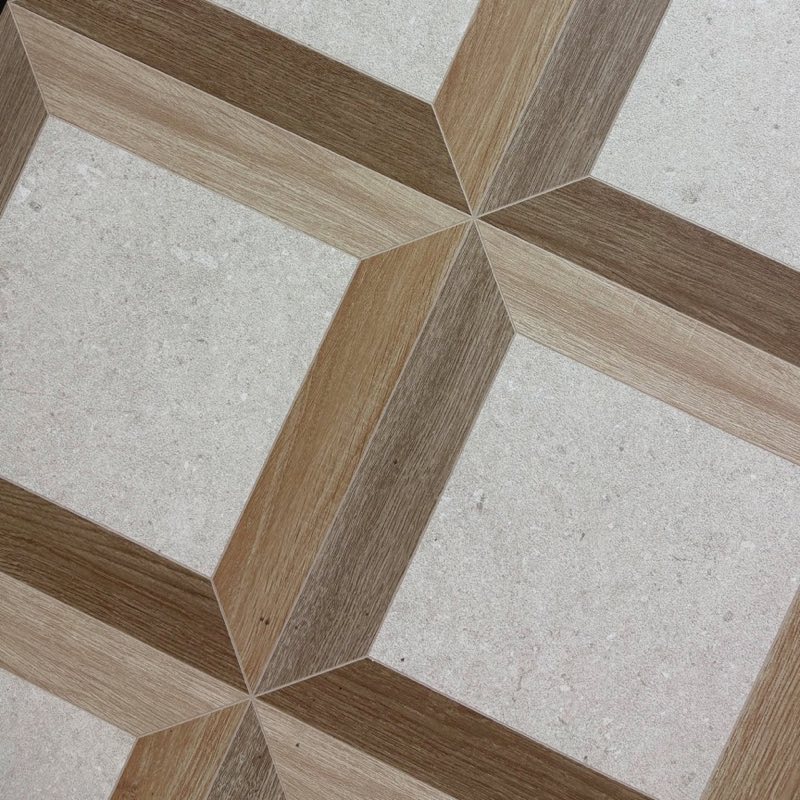 Tile design on display at Rathi Sales Agencies, Visakhapatnam